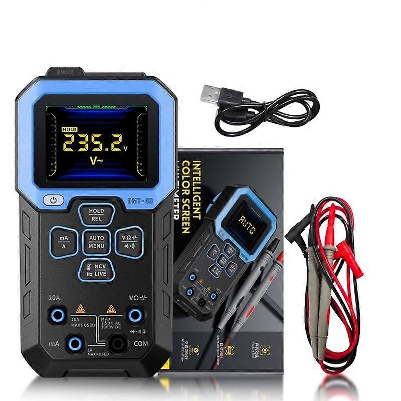 Digital Multimeter 10000 Count Voltage Tester Meter Ohmmeter Rechargeable