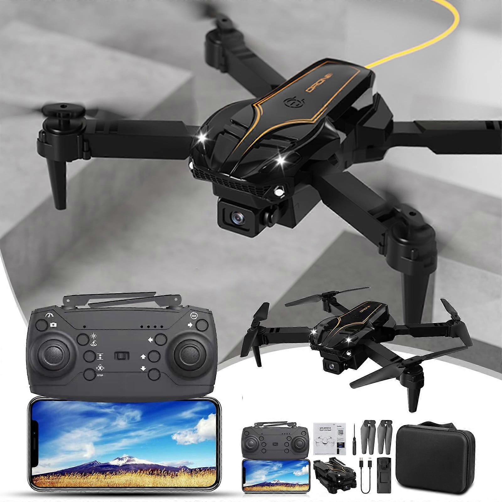 YANHAIGONG Drone with 1080P Camera, Foldable RC Quadcopter for Beginners & Kids, Altitude Hold, One Key Start, 3D Flips