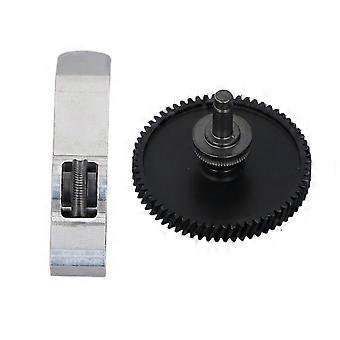 Extruder Gear Assembly Nano Coated Hardened Steel 3D Printer Extruder Gear Handle Kit for Bambu Lab 