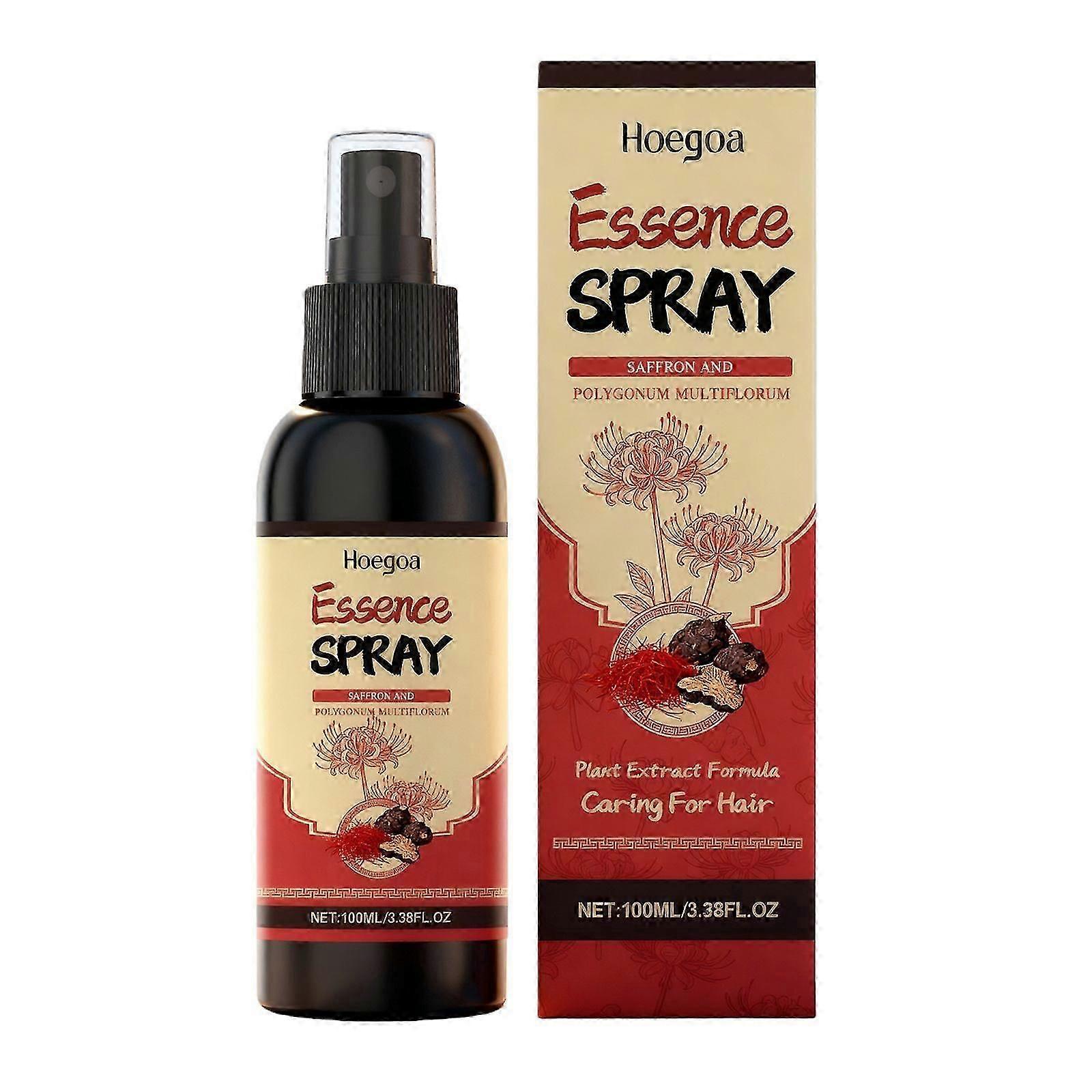 Hoegoa Saffron Hair Spray Moisturizes The Scalp, Keeps It Smooth And Has A Refreshing Texture. It Is A Portable Hair Spray