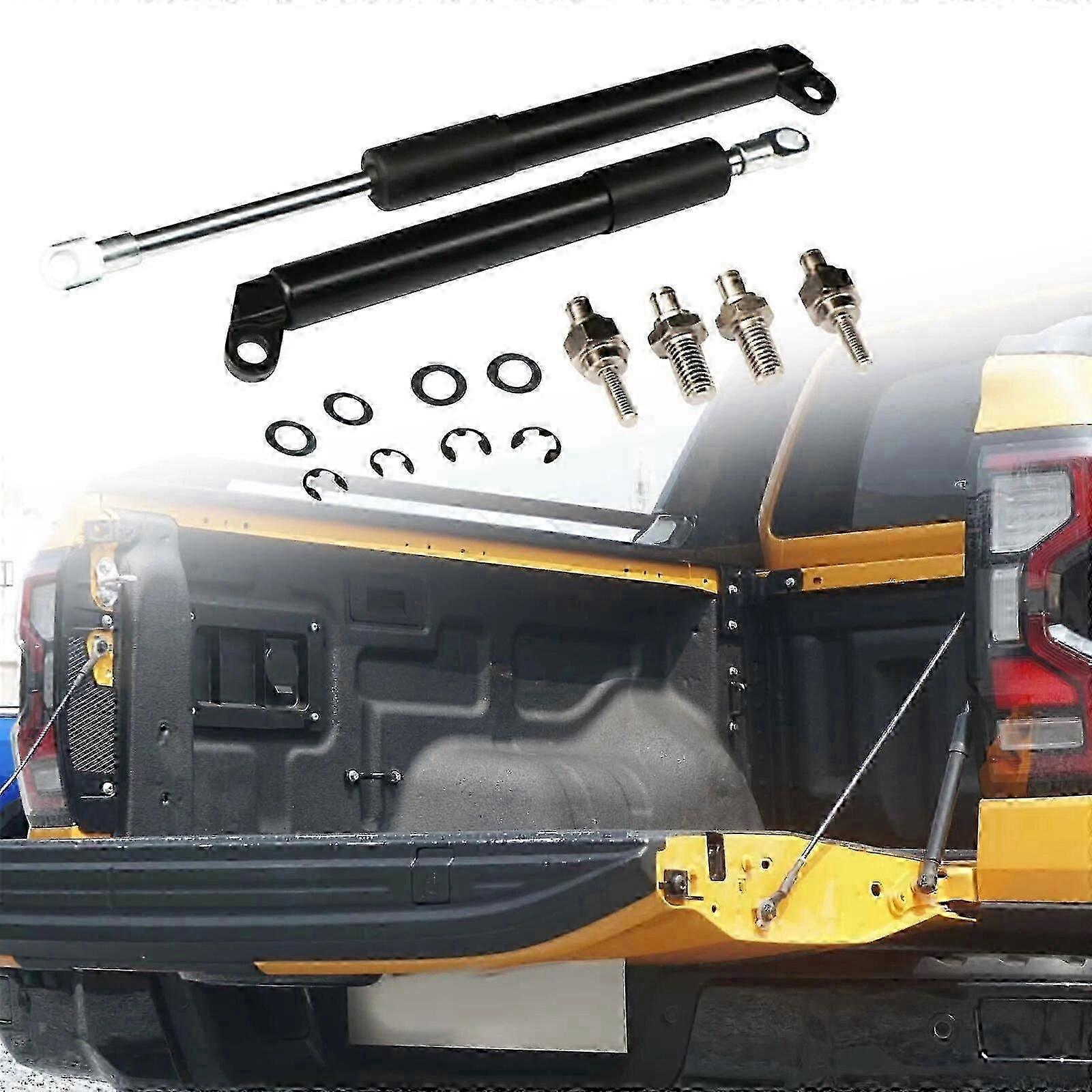 Kuorma-auton takaluukun apuiskunvaimennin Ranger T9:n lisävarusteet -+ takaportin takaluukun ovi hidastaa takaluukun tukisarjoja