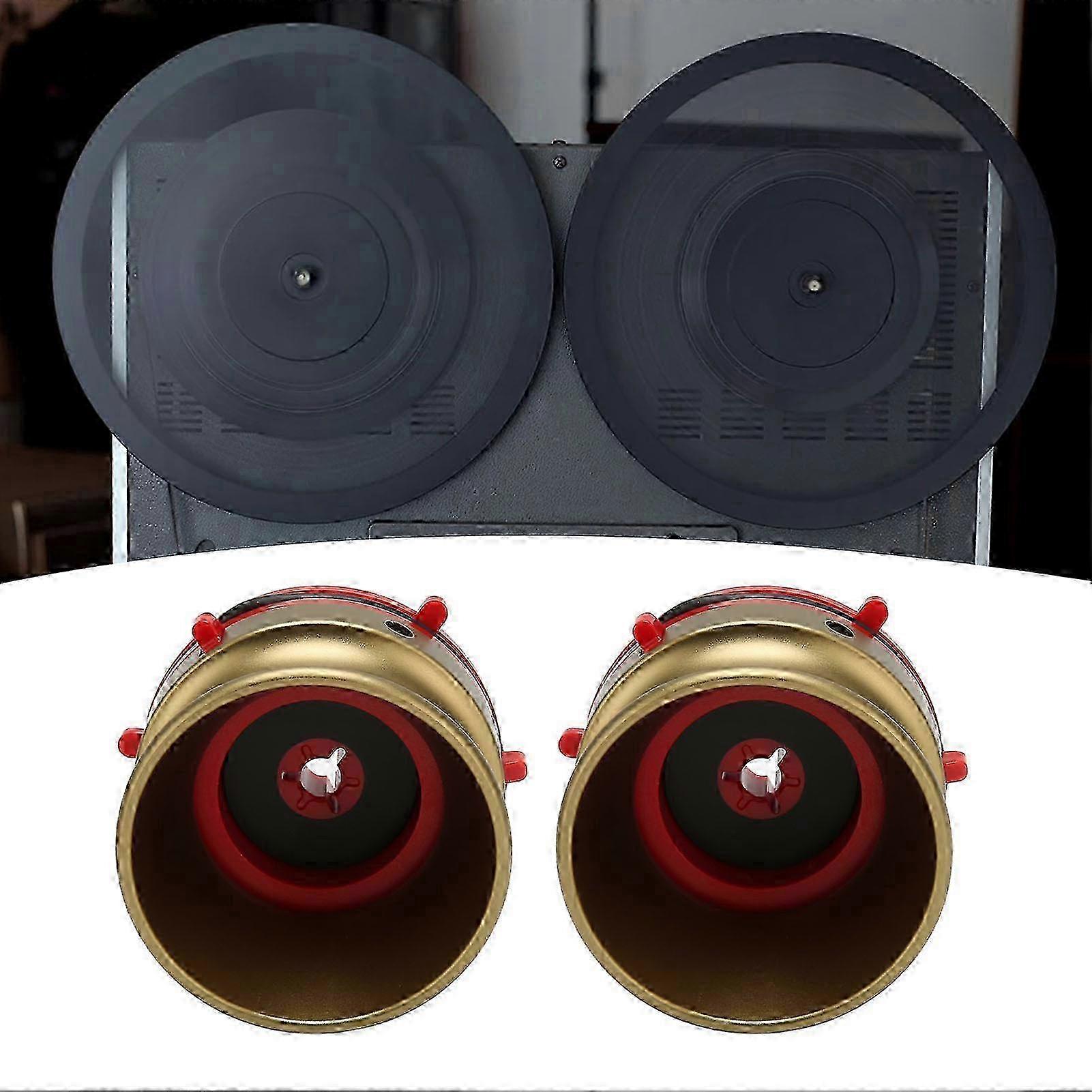 1/4 10 Inch Opener Polished Aluminum Alloy Universal Loading Device NAB Hub Adapter for Studer ReVox B67 for Akai 1 Pair Bronze