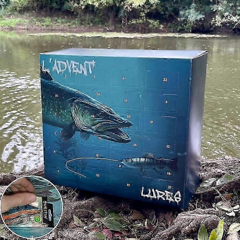 2025 Blind Box Advent Calendar: Creative Fishing Hook Gift For Angling Enthusiasts