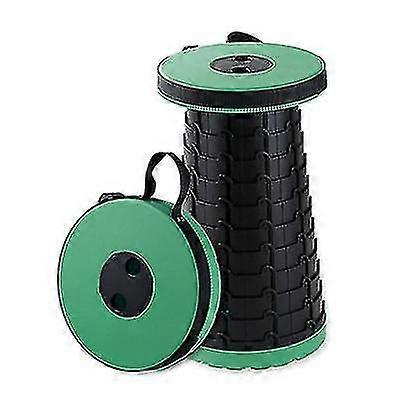 Bärbar fällbar pall, uppgraderad andra generationens teleskoppall, för kök utomhusvandring fisketrädgård resor, Maxi Load 210kg