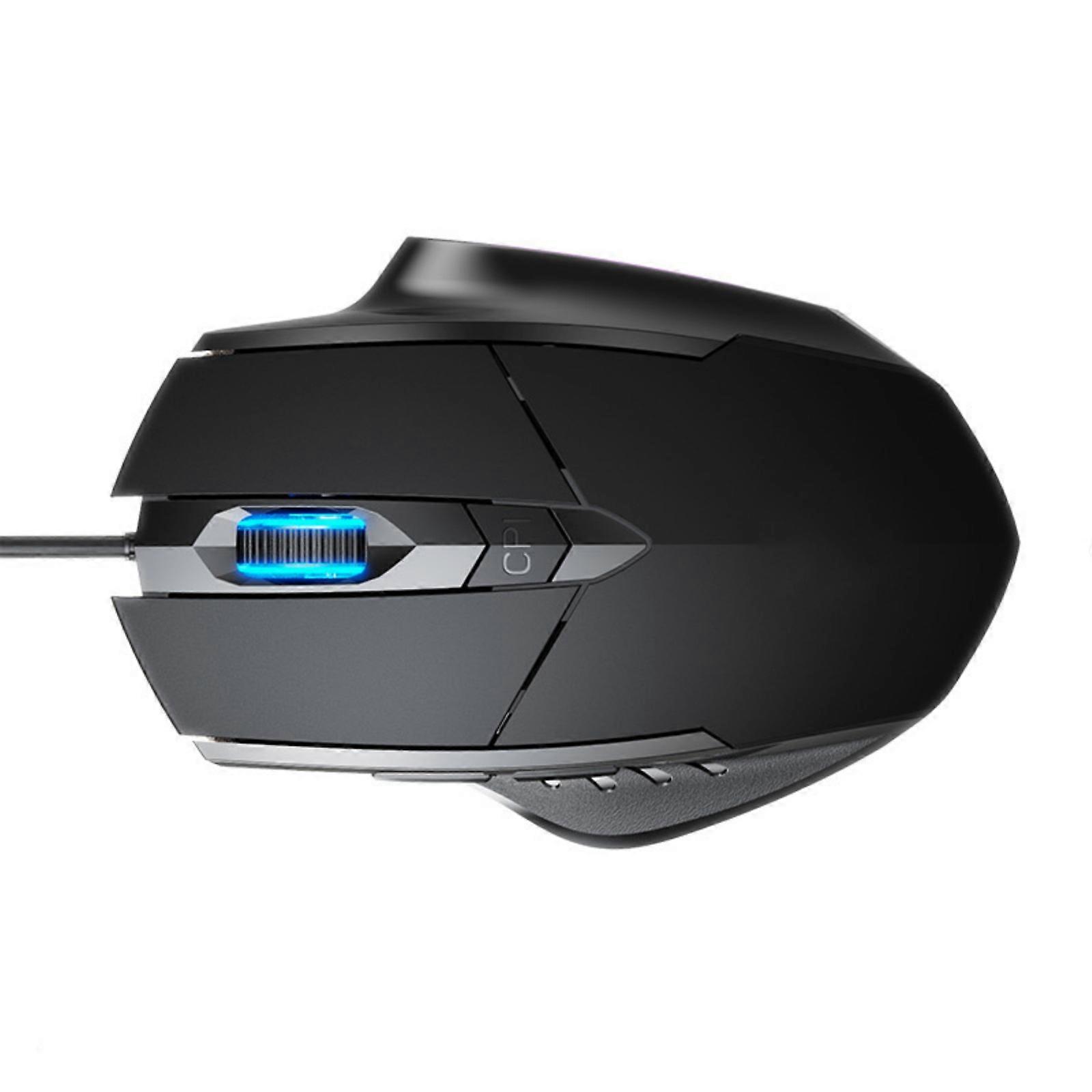 USB Computer Mouse Corded Gaming Mouse 6 Button Programming Definition Adjustable 8800DPI Quiet Ergonomic Office Mouse Multicolor