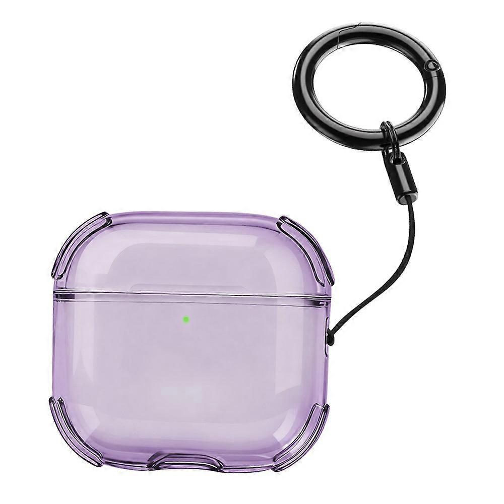 Compatible For Apple AirPods 3 Case Ultra Thin Matte TPU Earbuds Protective Cover with Strap Ring