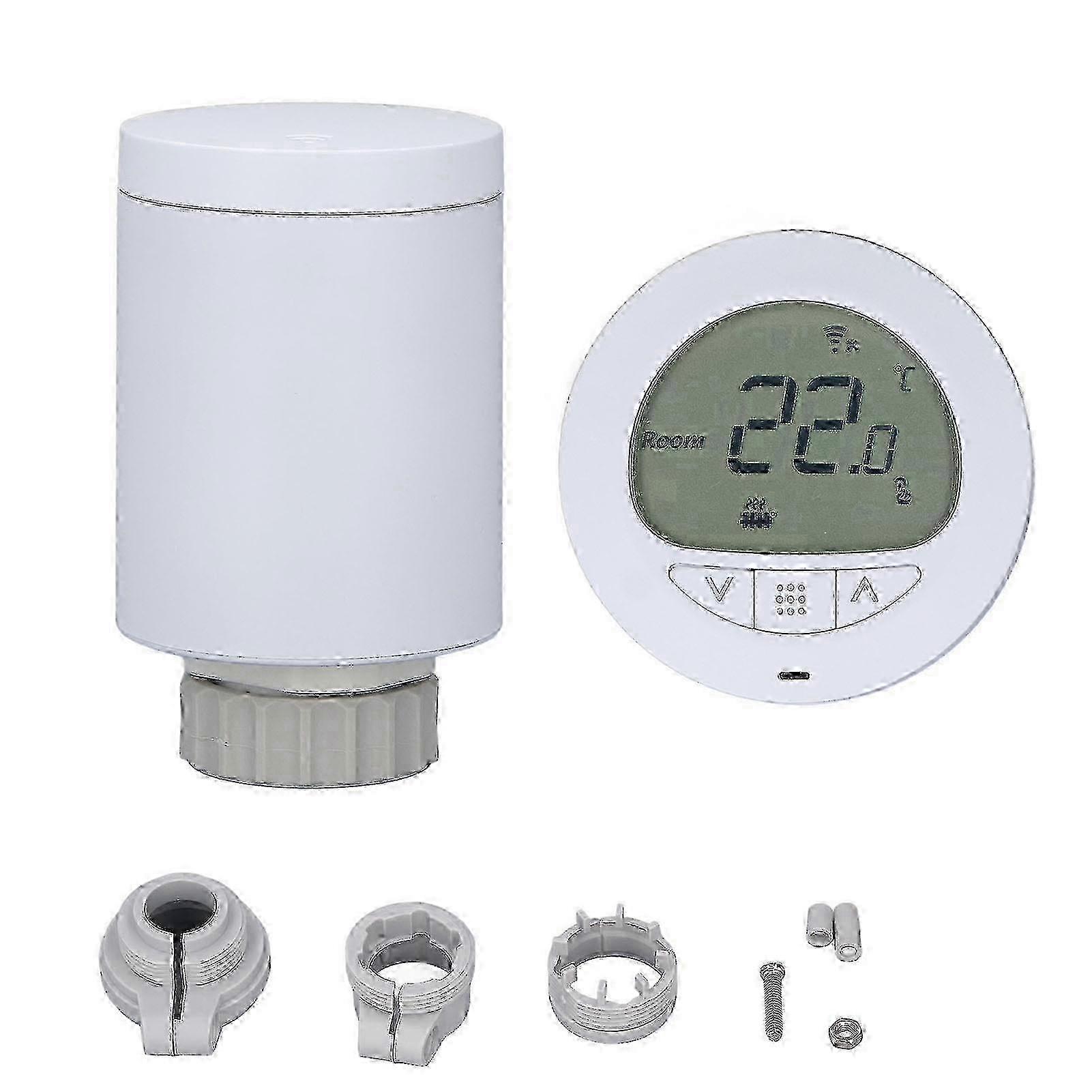 Intelligent Thermostat Radiator Valve APP Control LED WIFI Temperature Controller for Home