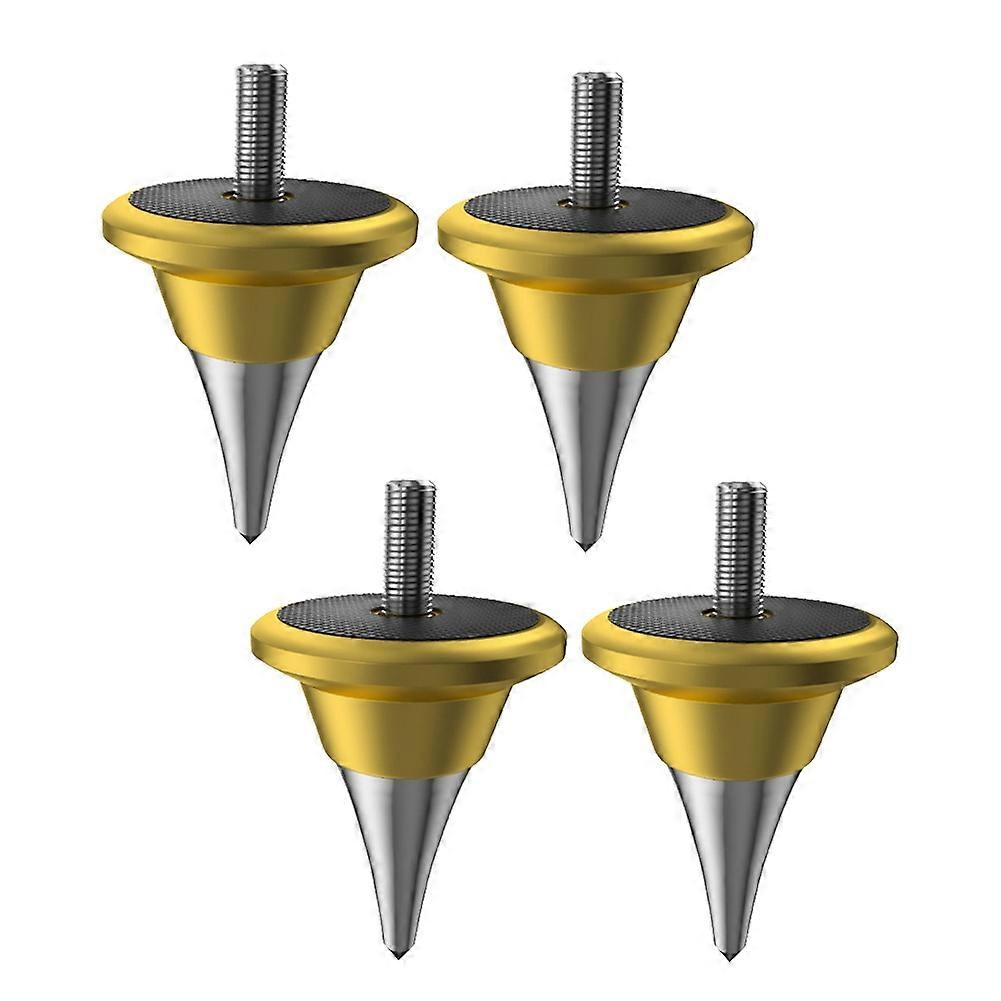Speaker Isolation Spike Feet Stand Damper Cone for Hifi Audio Turntable Recorder AMP M6 Gold