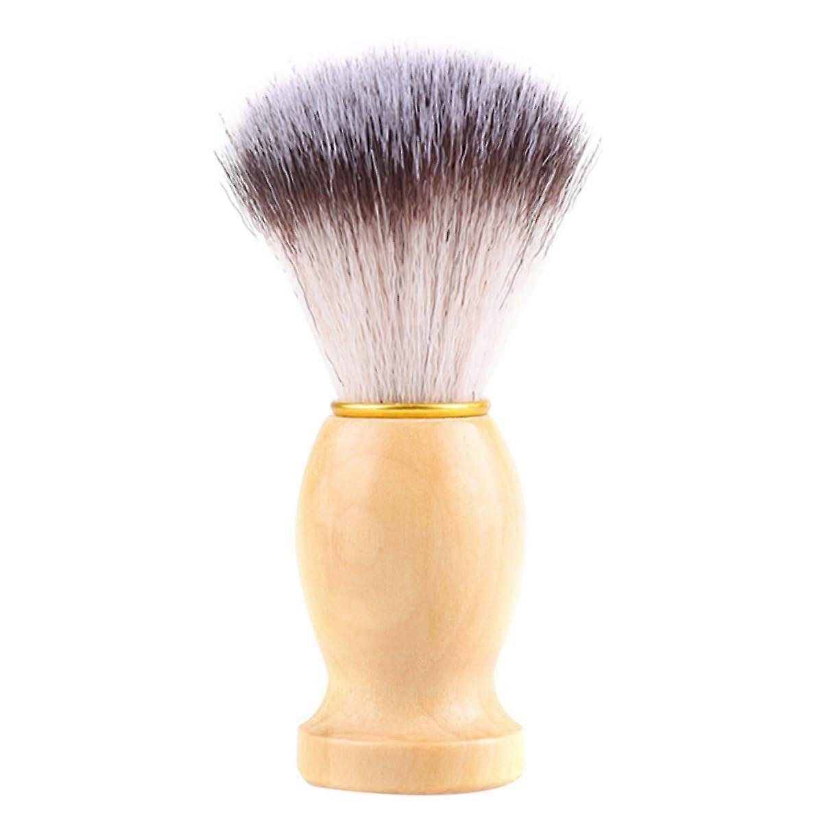 Shaving Brush with Wooden Handle for Men Beard Grooming, Easy to Clean, Ideal for Daily Use, Father's Day & Valentine's Gift