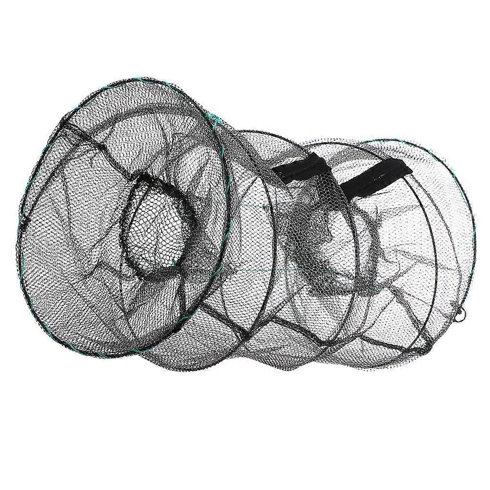 Collapsible Fishing Trap Spring Cage Net for Crawfish