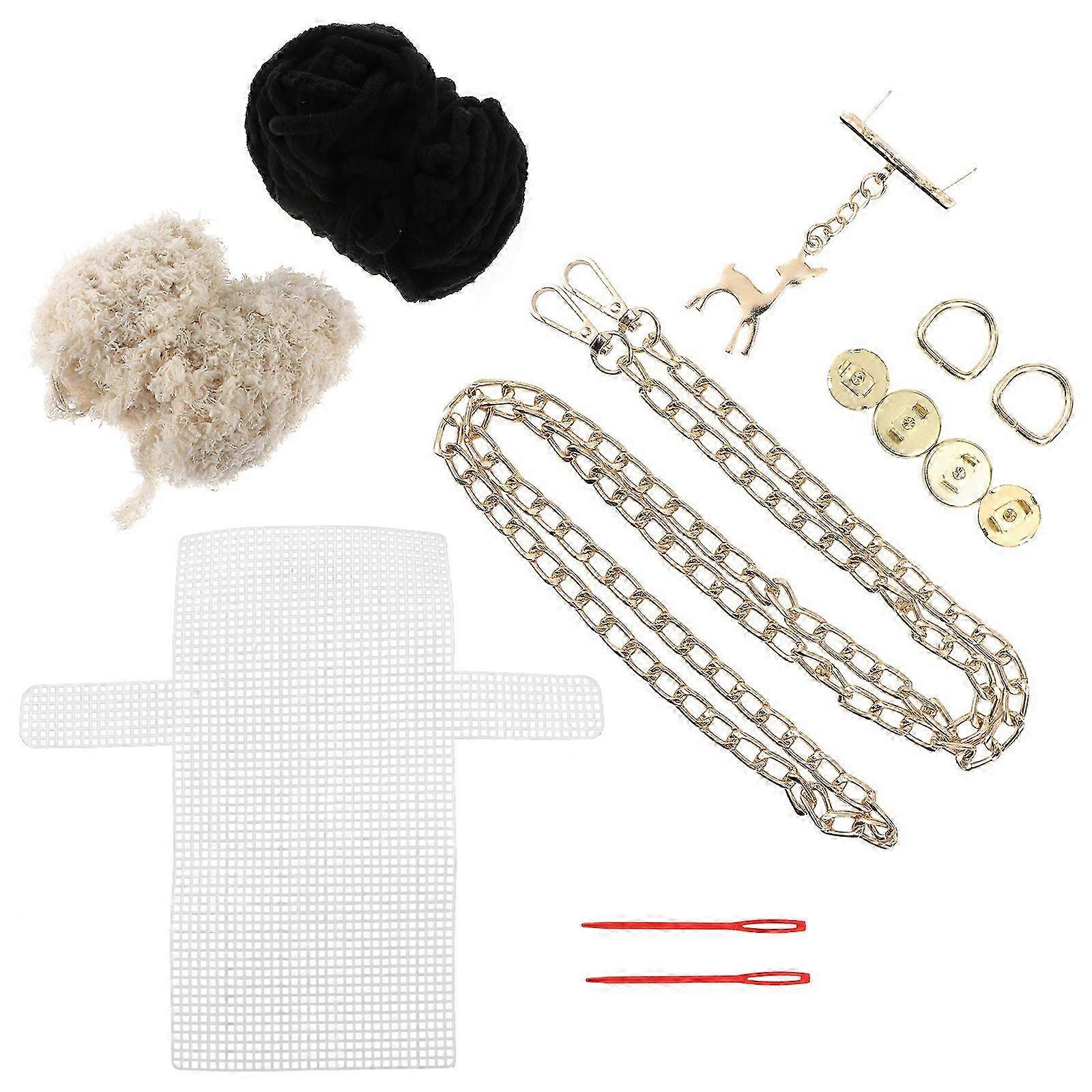 1 Set DIY Stitch Purse Material Cross Stitch Kit Practical Handmade Accessory