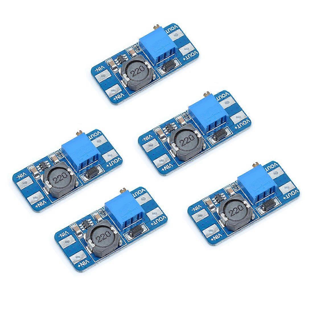 5pcs DCDC Step Up Power Module 2A Voltage Booster for Arduino and DIY Electronics