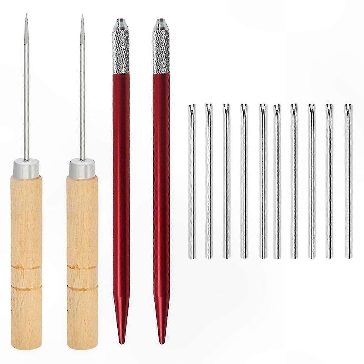 Crafting Kit for Doll Hair Rooting, Rerooting Tool Set with 10x0.8mm Needles for Doll Making Projects