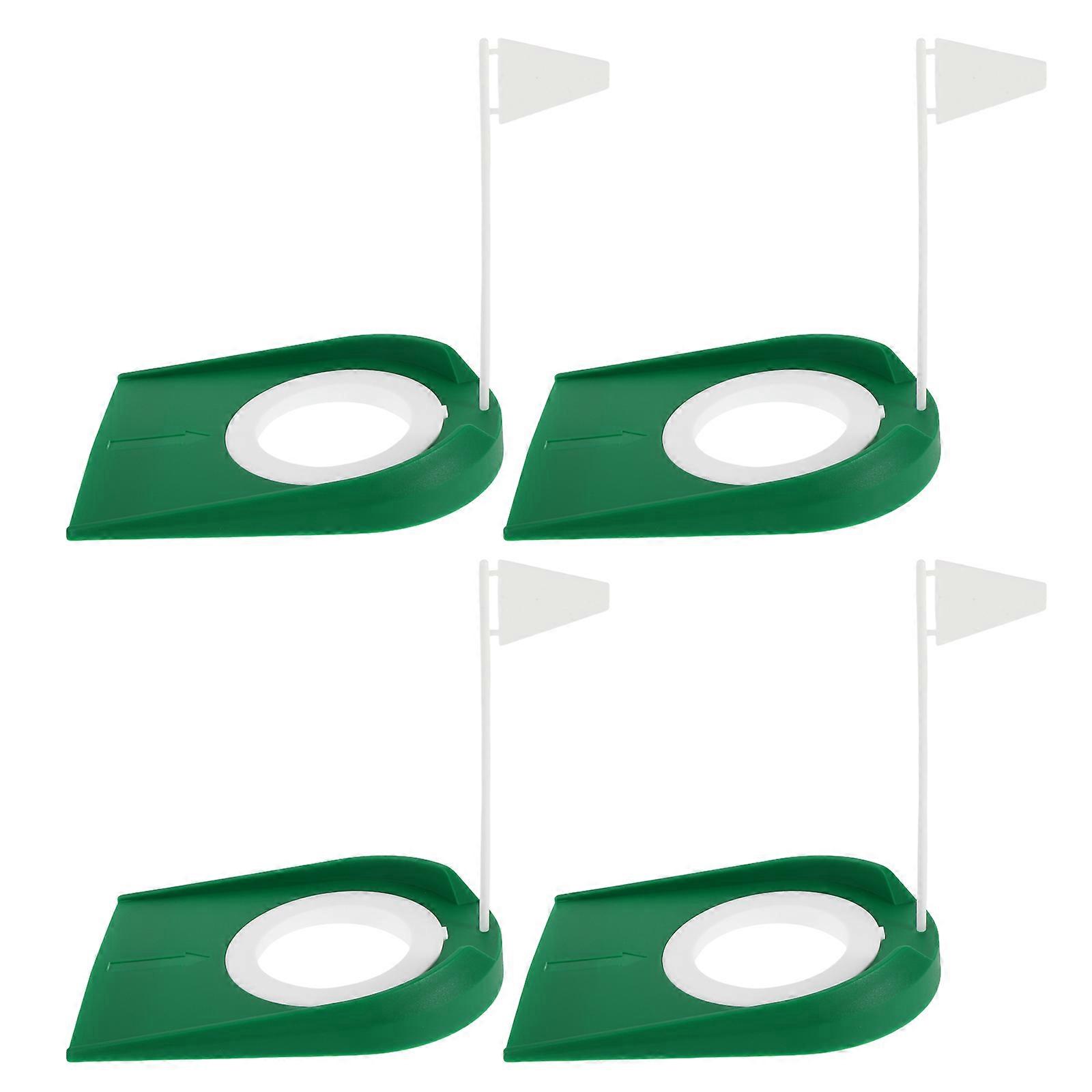 Improve Putting Skills With 4Pcs Golf Putting Training Cups For Outdoor Practice Using Durable Plastic