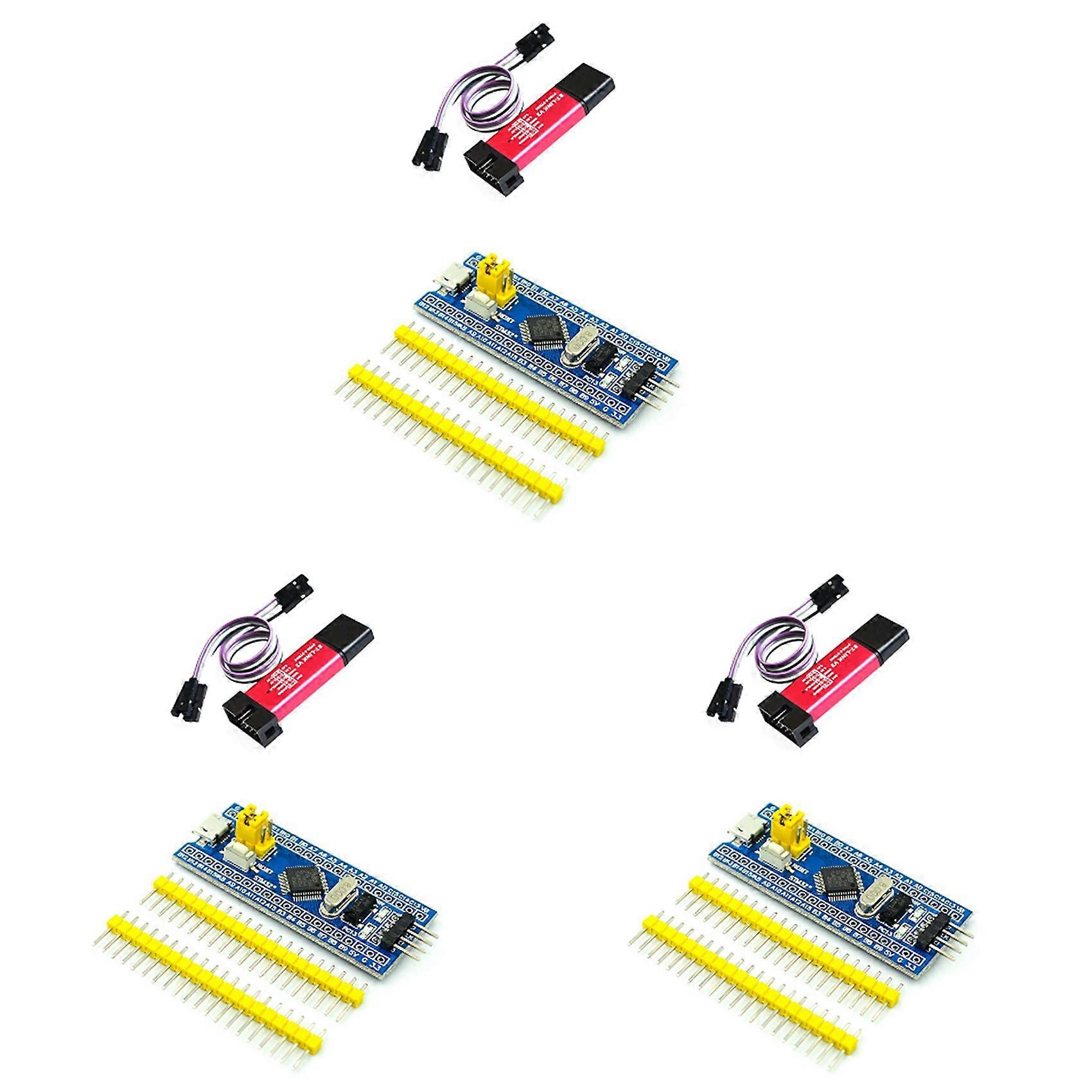 3X ST-Link V2 Programming Unit Emulator Downloader + 40Pin STM32F103C6T6 ARM STM32 SWD Minimum System Board Micro-USB