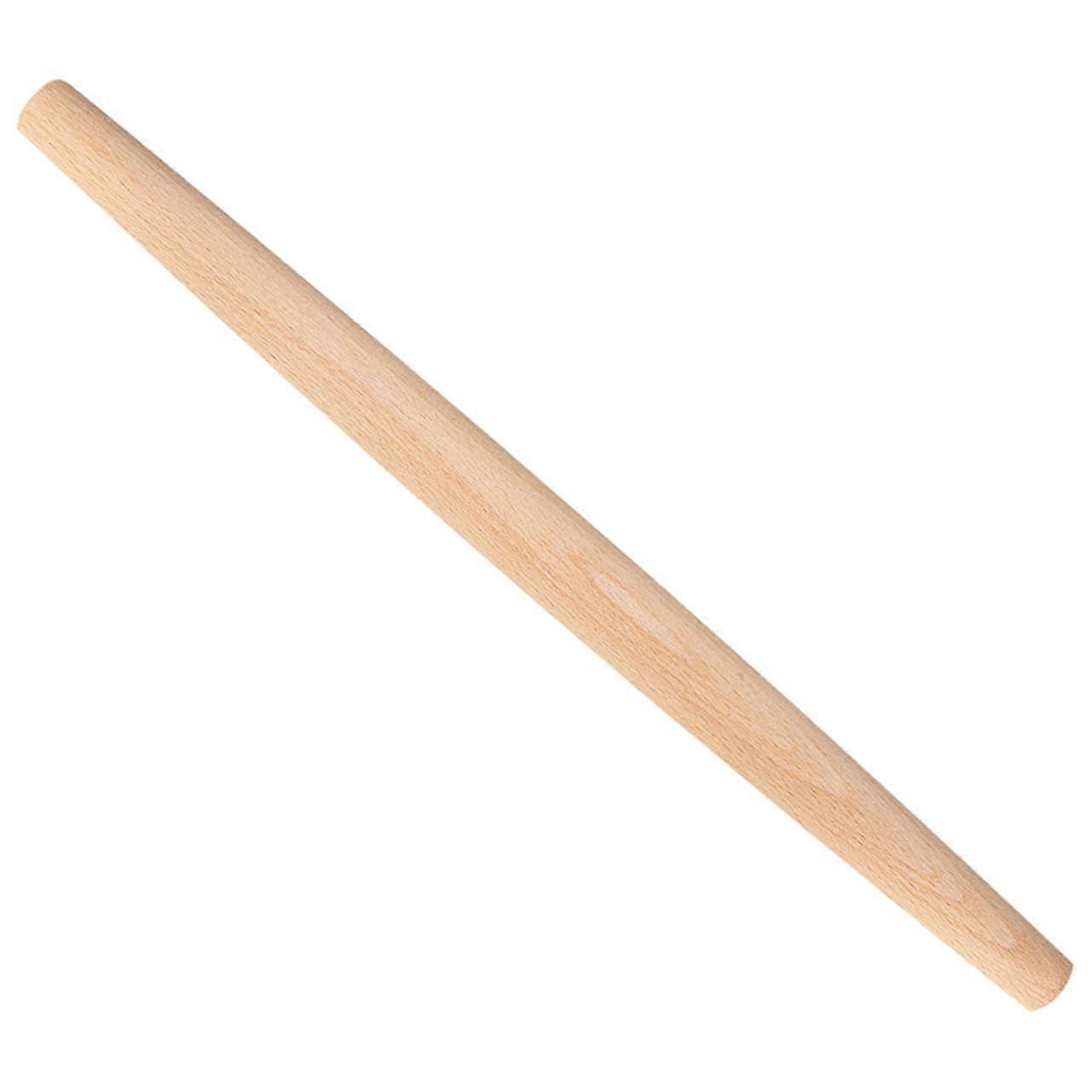 Wood Rolling Pin for Baking with Ergonomic Handle NonStick Dough Roller for Pizza Pasta Cookies Dumplings