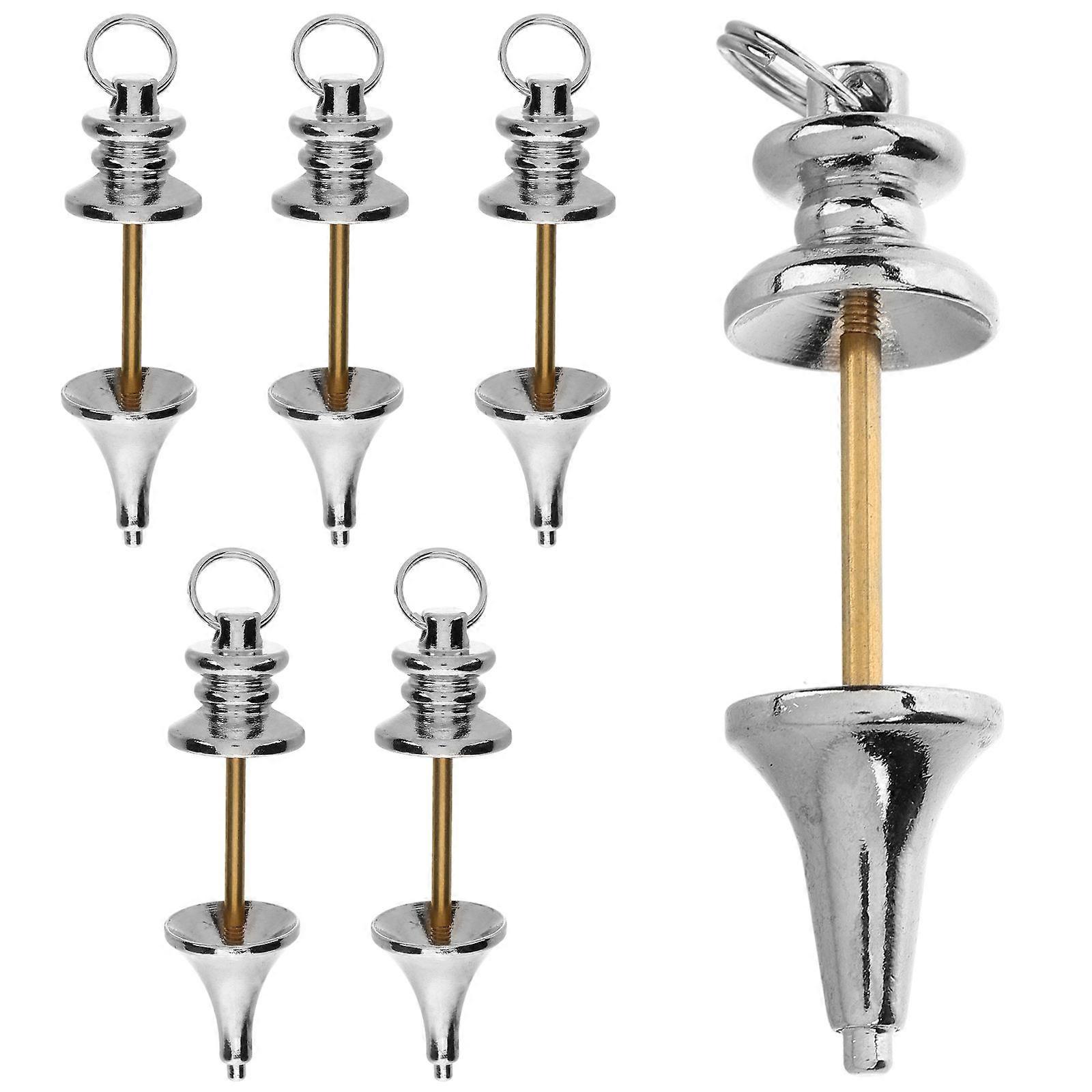 Copper Metal Dowsing Pendulum Set for 6Pcs