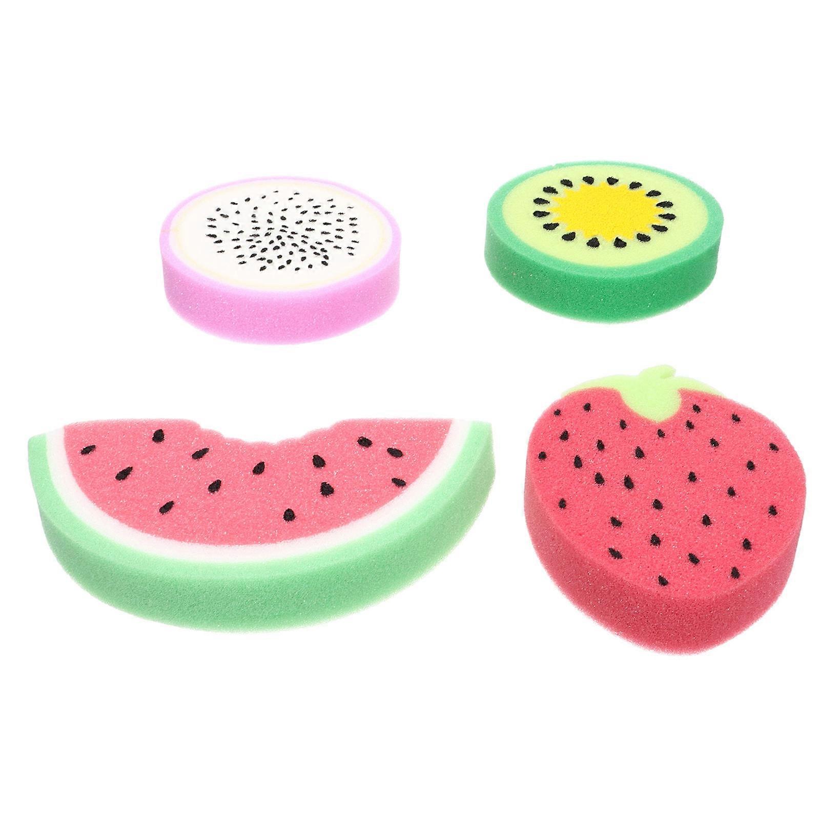 Lovely Fruit Shaped Bath Sponge for Kids Bath Tools 20Pcs