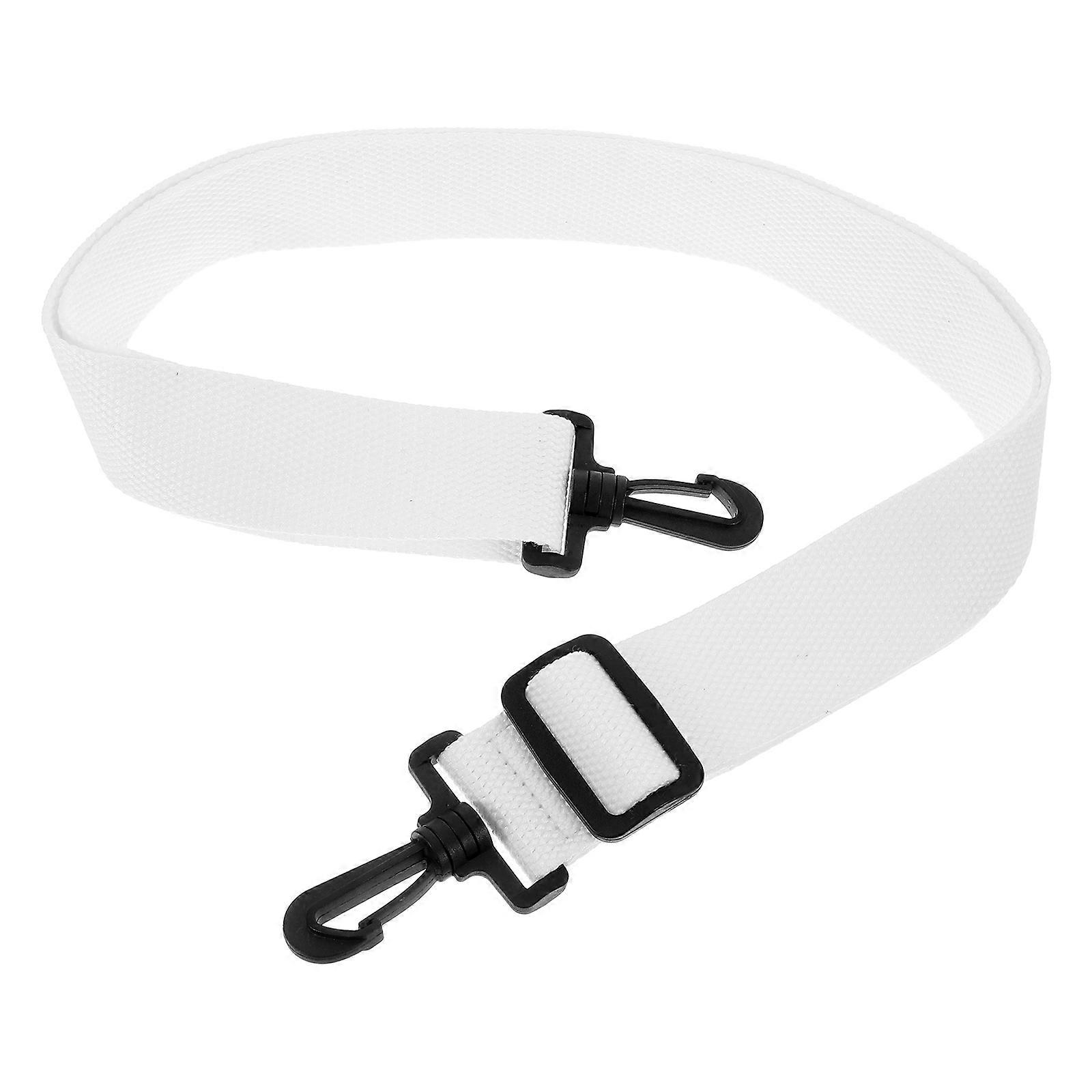 Bag Strap Replacement: 38Mm Adjustable Shoulder Strap For Crossbody Bag With Quick Release Function In White Color 1Set