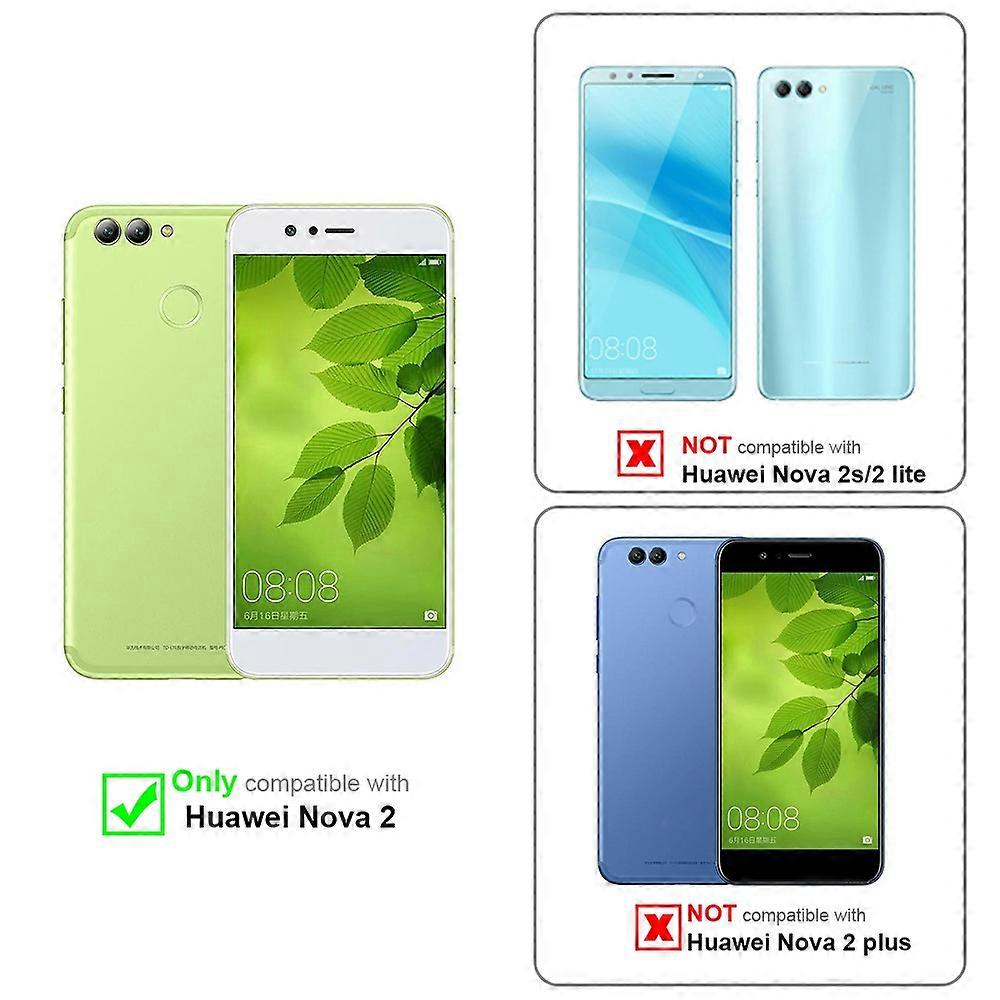 Huawei NOVA 2 Case - Protective Case with Card Slots and Stand Function