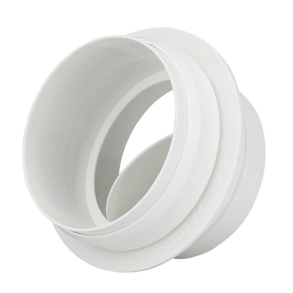 PVC Backdraft Damper 200mm For Bathroom Kitchen Ventilation Anti Check Valve Round Duct Fitting