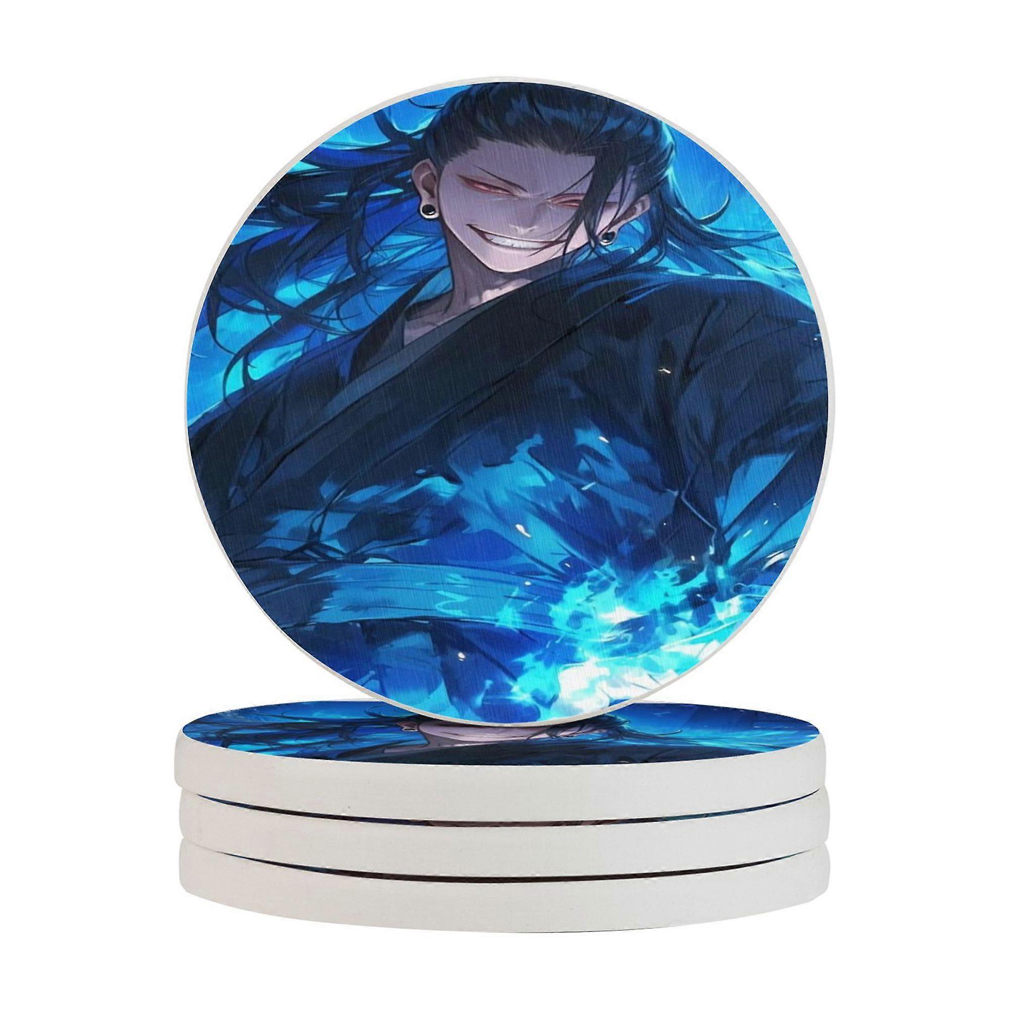 Jujutsu Kaisen absorberende diatoméjord-underlag, lugtfri diatoméjord skridsikker isolering beskytter bordpladen mod skader One Size