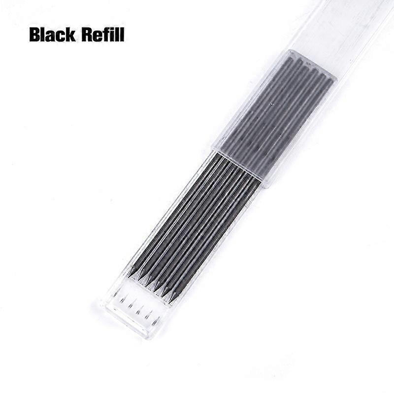 Solid Carpenter Pencil Refill Leads Built-In Sharpener Deep Hole Marker Tool