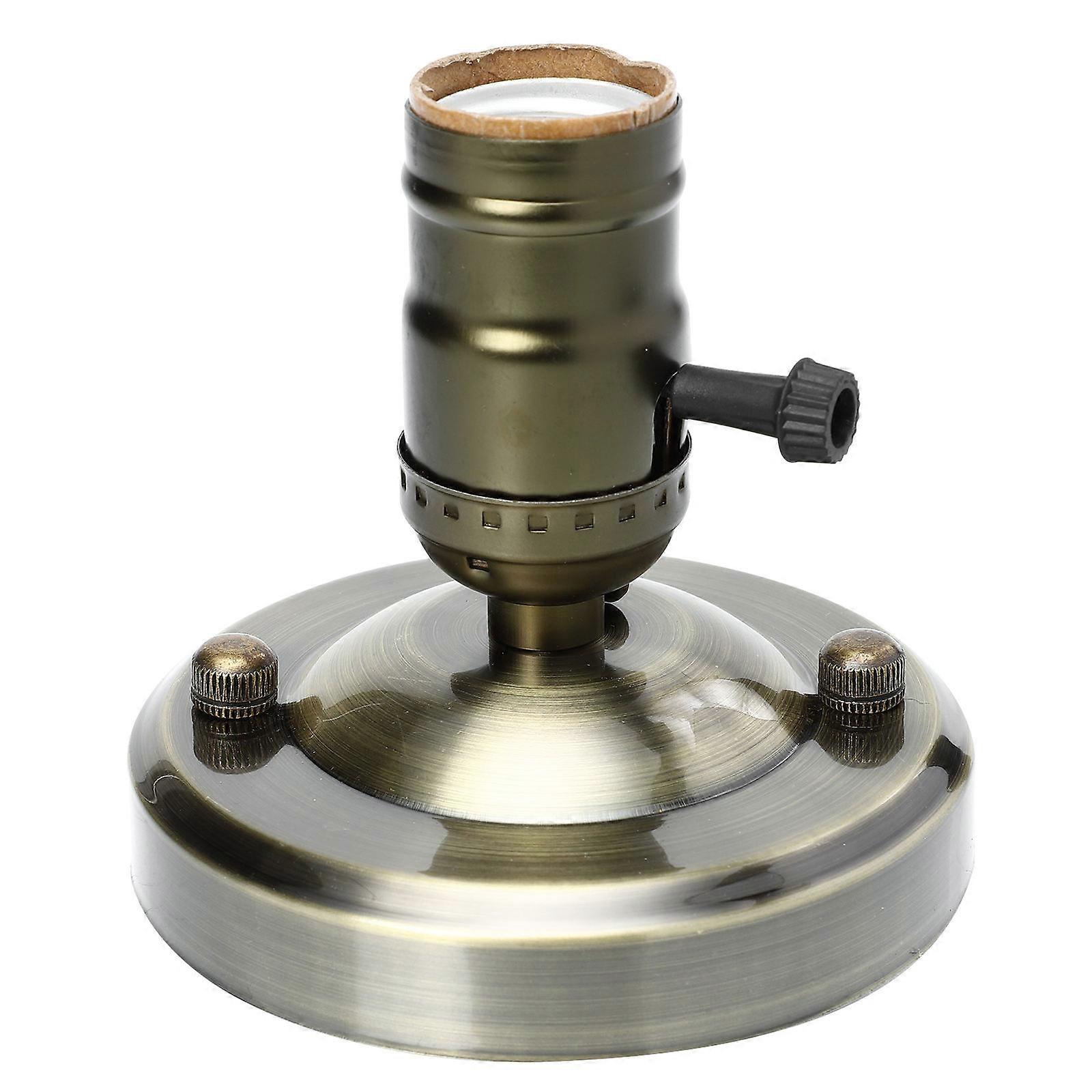 Light Bulb Socket Holder Dark Green Aluminum Retro Lamp Base E26