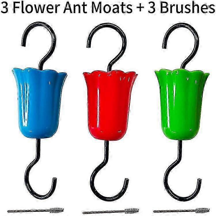 Flower Ant Moat Compatible With Hummingbird Feeder1set-multicolor 25-26