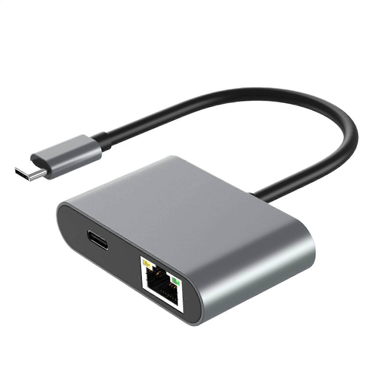 USB C Ethernet Adapter Gigabit Speed Connection for Laptop MacBook Gaming and Streaming