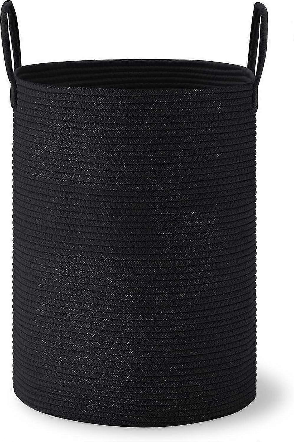 Foldable cotton rope laundry basket 26-27s
