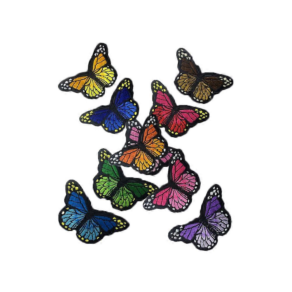 Embroidery DIY Patch for Jackets 10Pcs Cloth Patch Assorted