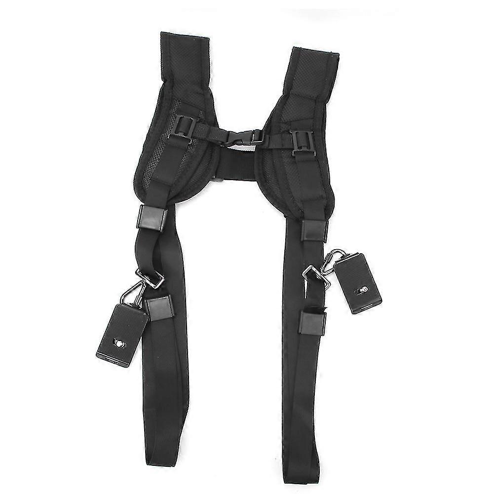 Shoulder Belt Black Nylon Universal Adjustable Breathable Camera Holder Neck Strap
