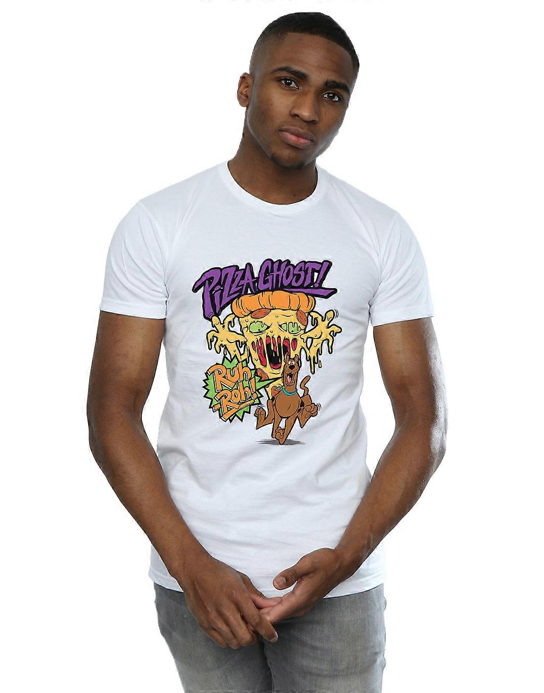 Scooby Doo Men's Pizza Ghost T-Shirt