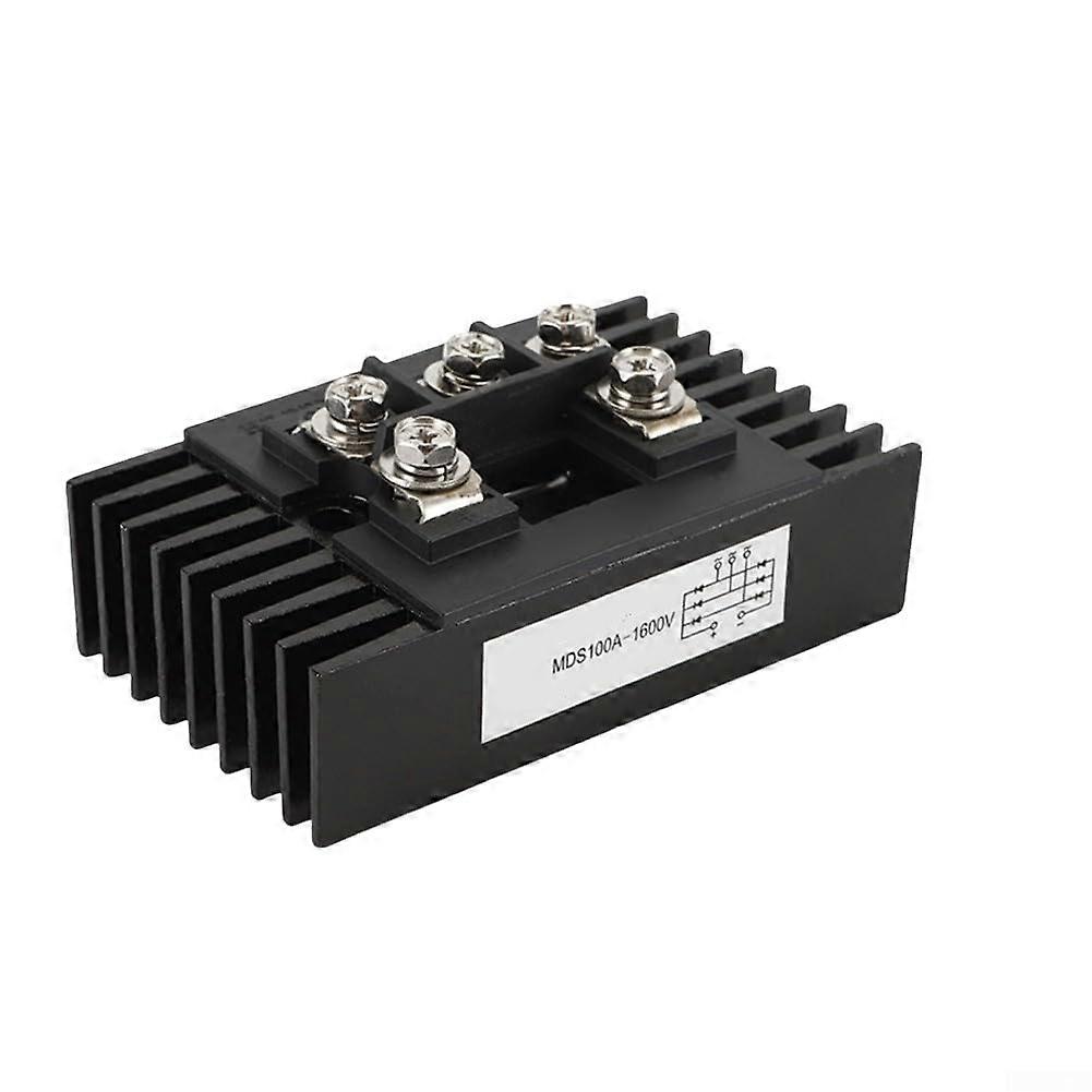 MDS100A150A Three Phase Bridge Rectifier Module 1600V 100A with Integrated Heat Sink for DC Power