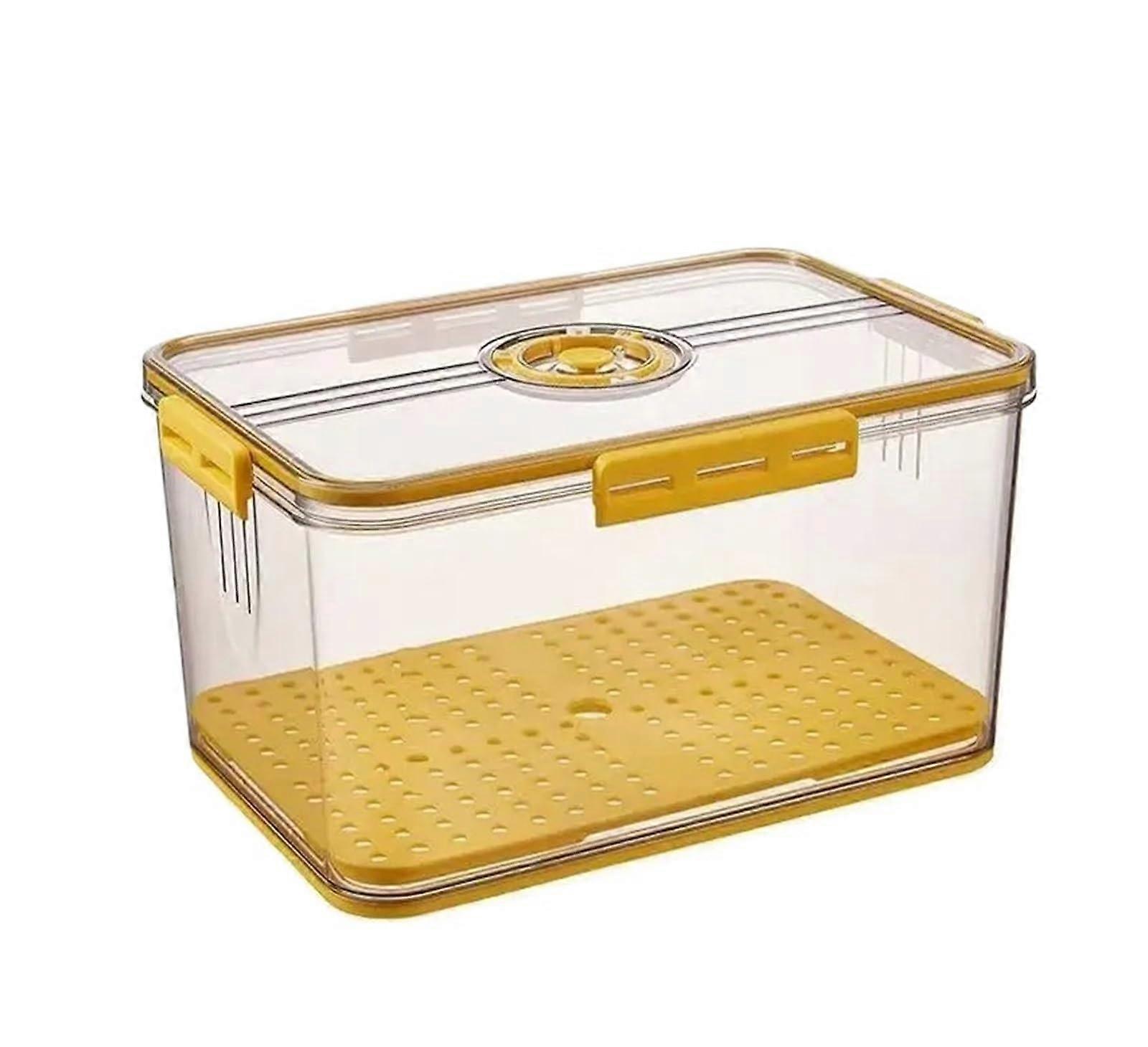 Bread Box with Lid, Airtight Large Capacity Kitchen Bread Storage for Countertop, Color 3