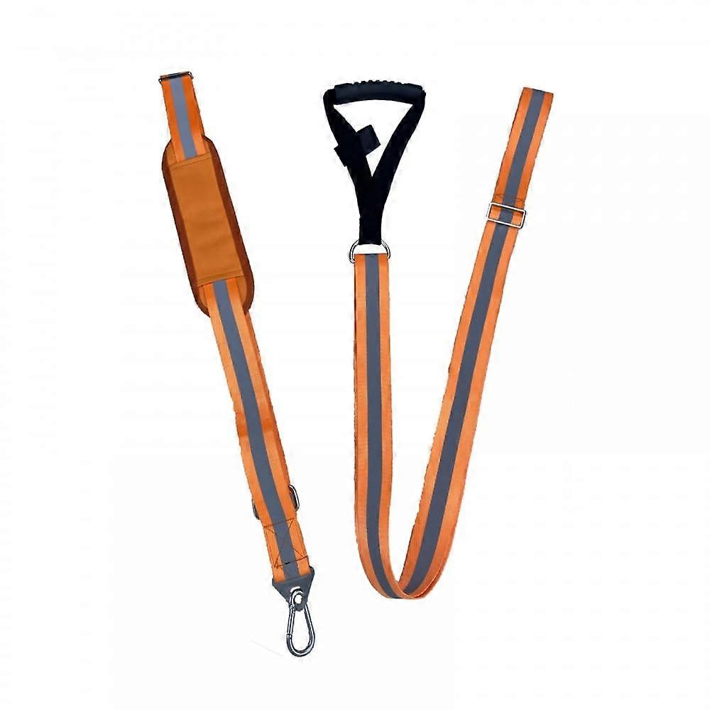 Deer Drag Harness with Adjustable Strap, Rubber Handle, Reflective Safety, 180kg Load Capacity