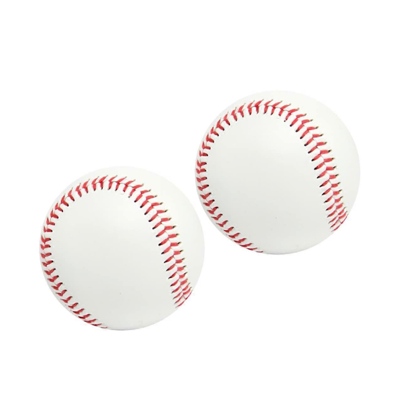 4 Pcs Soft Training Baseball for Kids PU Practice Balls Boost Swing Accuracy Durable White