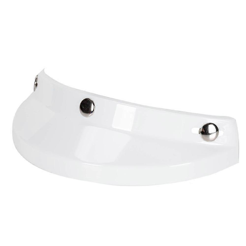 1Pcs Universal Motorcycle 3 Snap-Button Visor Flip Up Down Open Face Helmet Wind Shield