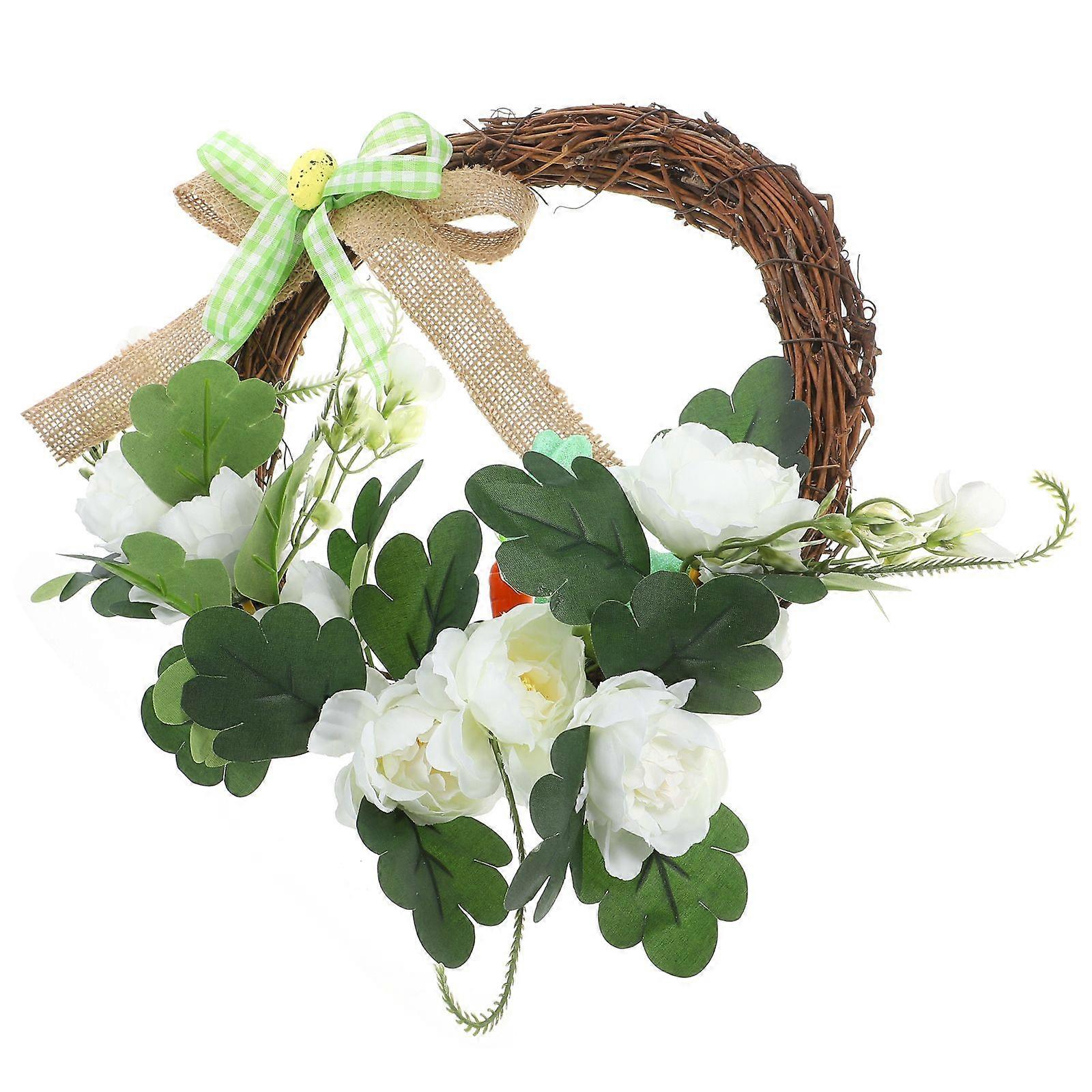Easter Floral Wreath Front Door Hanging Wreath Easter Wreath Easter Decoration