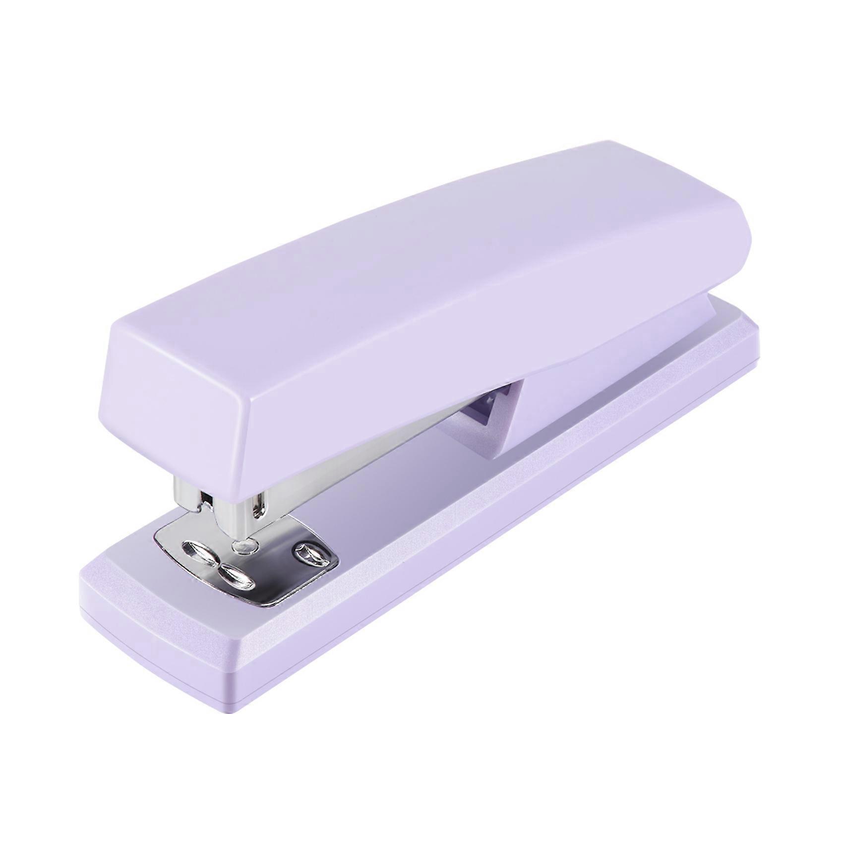 Stapler, Office Stapler, Stapler for Desk Portable Durable Staplers (Purple)