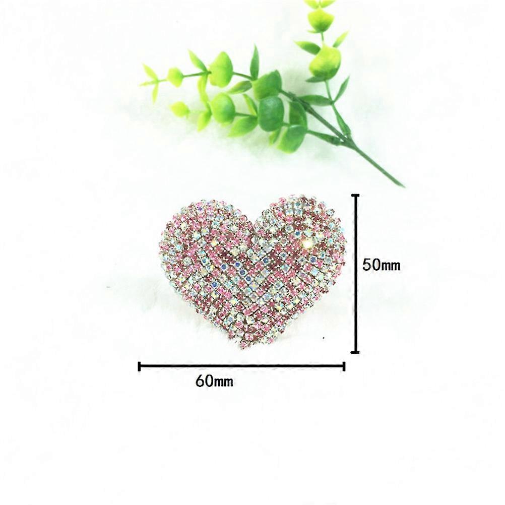Car Clip Rhinestone Style Aromatherapy Solid Perfume Diffuser Pink