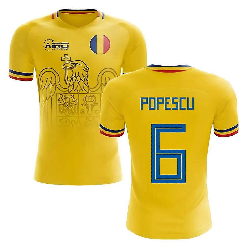 2025-2026 Romania Home Concept Football Shirt (Popescu 6)