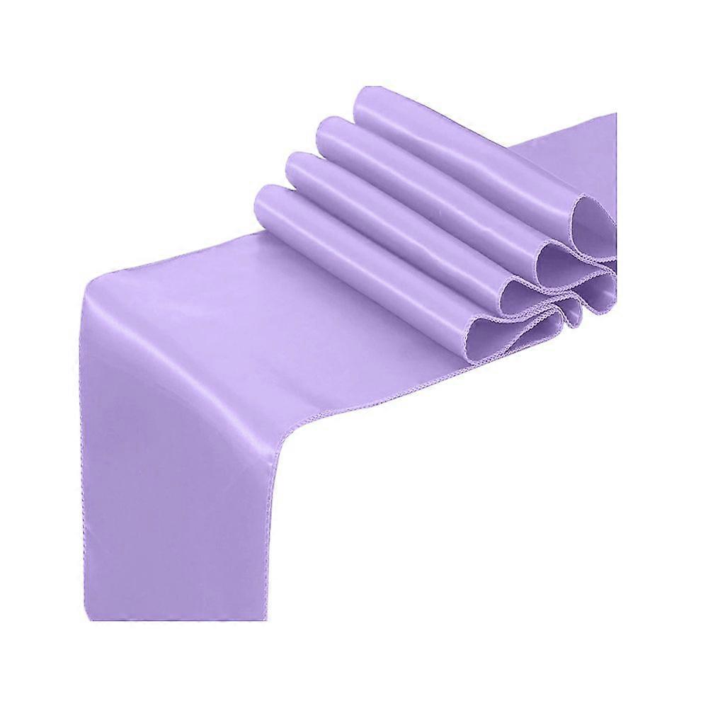 Polyester Table Runner for Dining Table Rectangle Lilac 2720x300x0.5mm