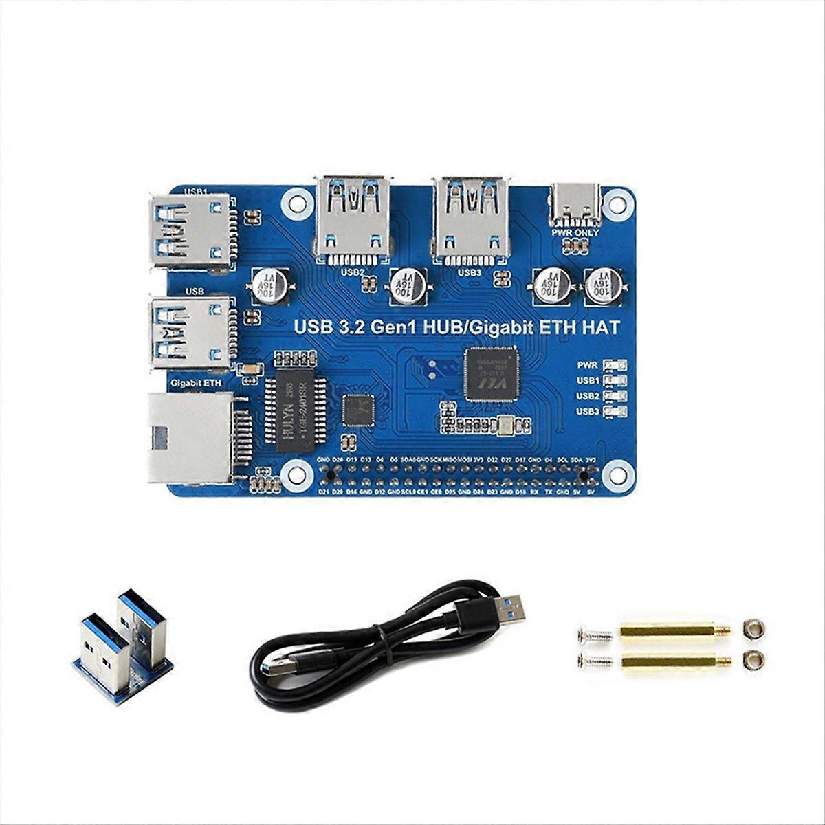 Waveshare for Raspberry Pi USB HUB Expansion Board for Raspberry Pi 4