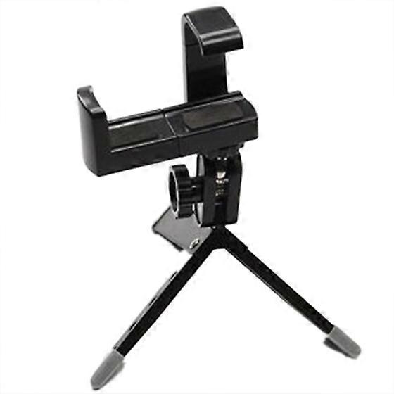 Mini Adjustable Tripod Stand + Camera Holder for Apple Iphone and Other Cellphone