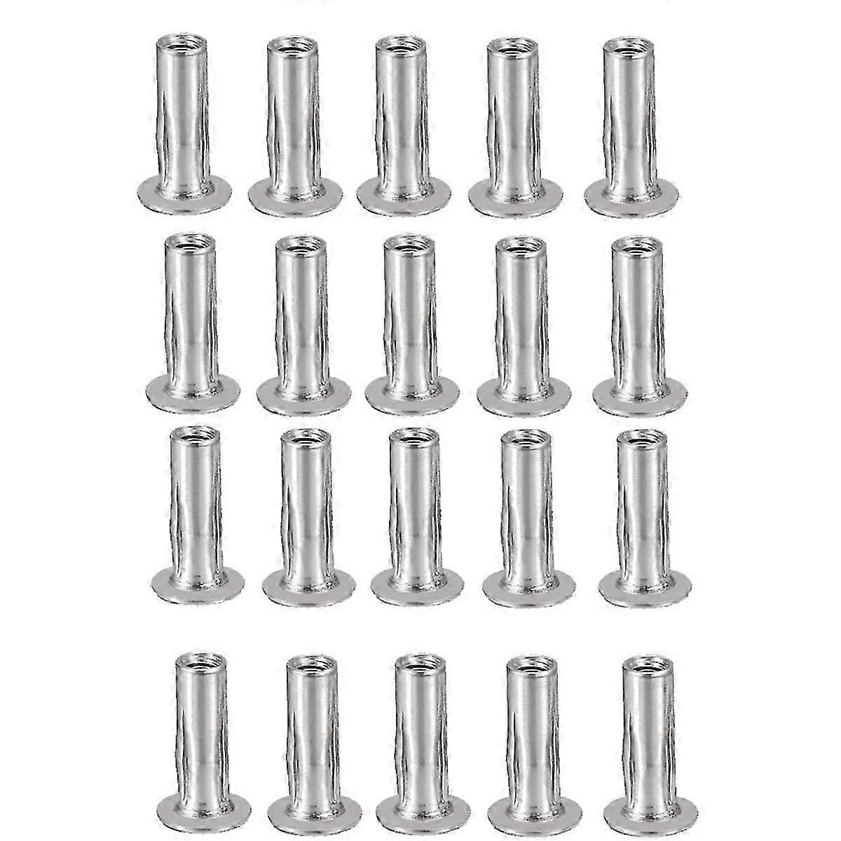 M5 Multi-Grip Rivet Nuts, 20Pcs Threaded Insert Nut for Industrial