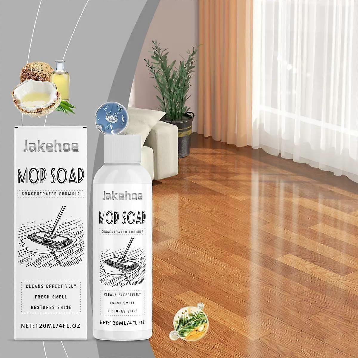 Mop Soap Effective Floor Cleaner, MultiPurpose Scented Household Cleaning for Kitchen Bathroom 1 Pc