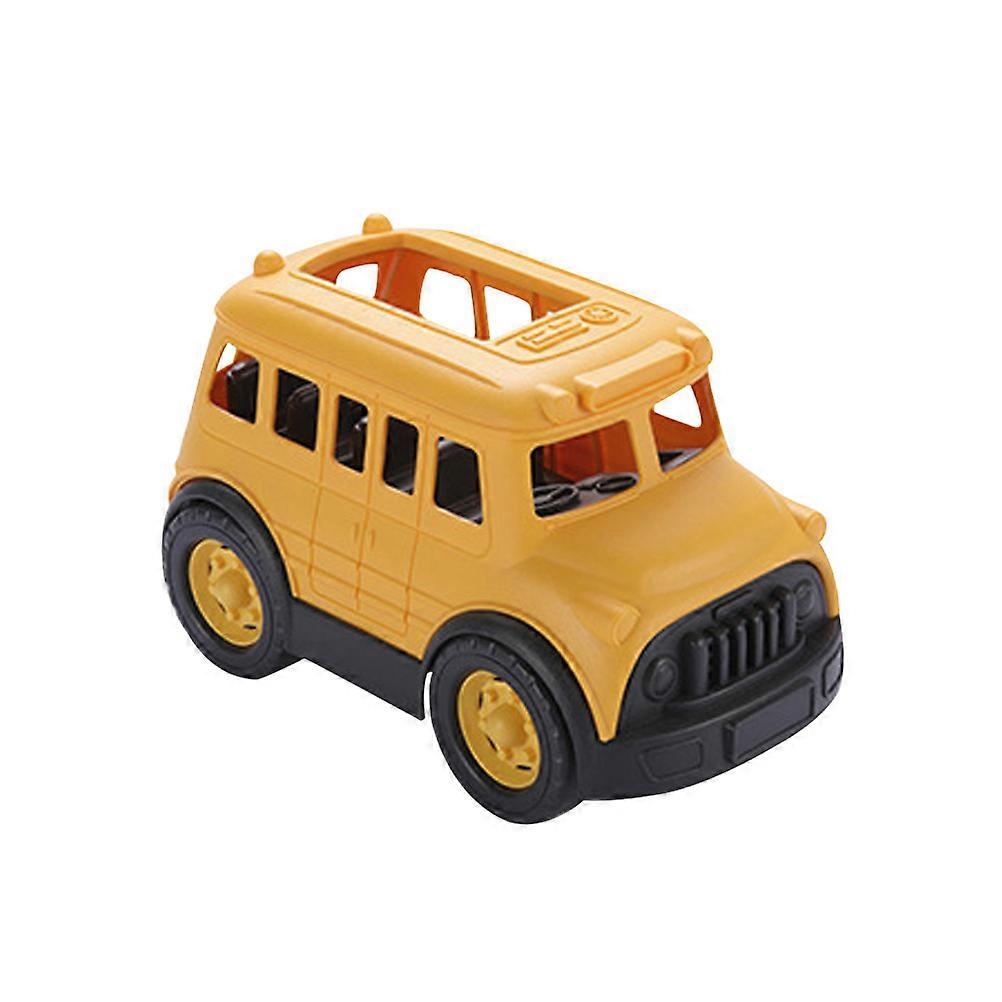 Creative School Bus Toy Car Model for Kids Educational Enlightenment Gift