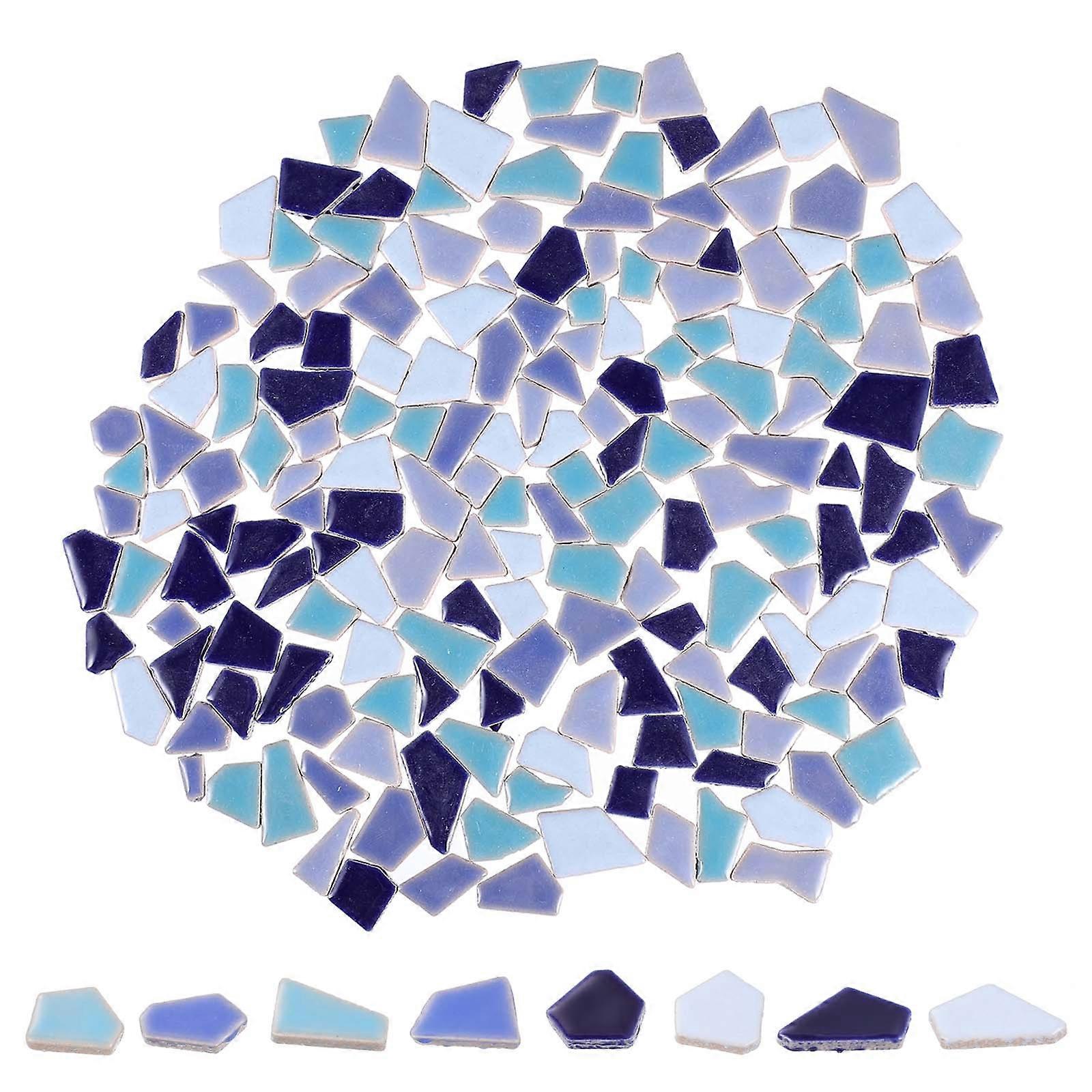 Mosaic Ceramic Tiles for Decoration DIY Irregular Pieces 200g Pack